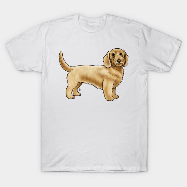 Dog - Basset Fauve de Bretagne - Fawn T-Shirt by Jen's Dogs Custom Gifts and Designs